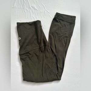 Lululemon Align High-Rise Pant 25" Dark Olive | Size 6